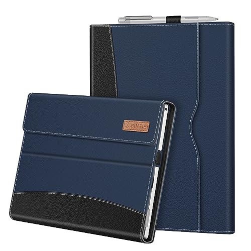 Protection Surface Pro 7 Plus 12,3 Pouces Étui Clavier Poche Fintie Marine