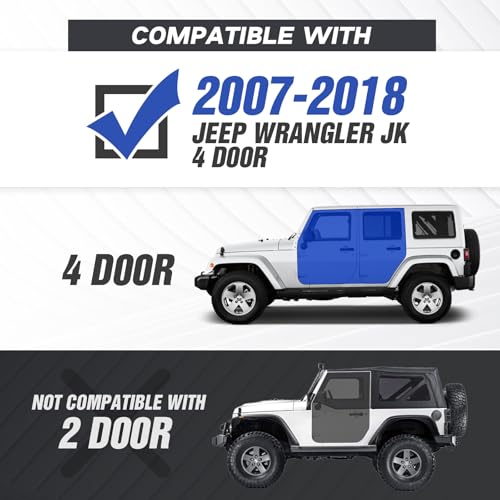 Estribos Laterales para Jeep Wrangler JK 2007-2018 4 Puertas miniatura 2