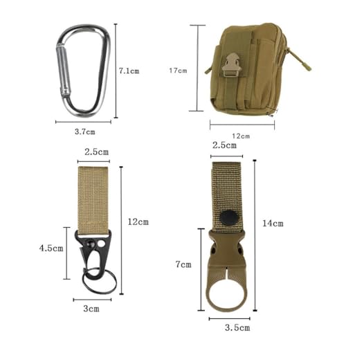 5 in 1 Utility Metal Buckle 1.5 Inch Nylon Tactical Belt2
