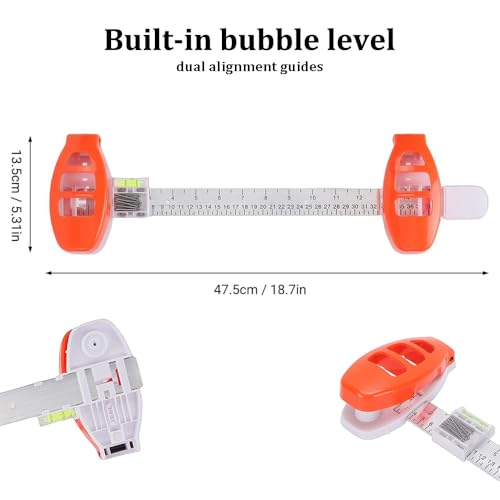 Magnetic Alignment Ruler with Level