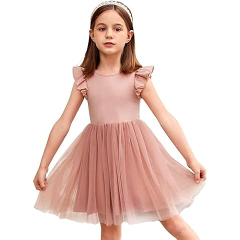 Arshiner Toddler Pink Tulle Dress Cover