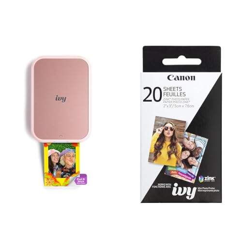 Canon IVY 2 Mini Photo Printer & ZINK Paper Pack