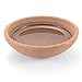 Ceramic Cat Food Bowls - Unique Circular Maze Lines Help Cats Scrub Tongue and Birds Polish Beak, Pottery Pet Feed/Feeder/Feeding Dish/Plate for Persian/Ragdoll/Parrot/Cockatiel/Parakeet (Set of 1)