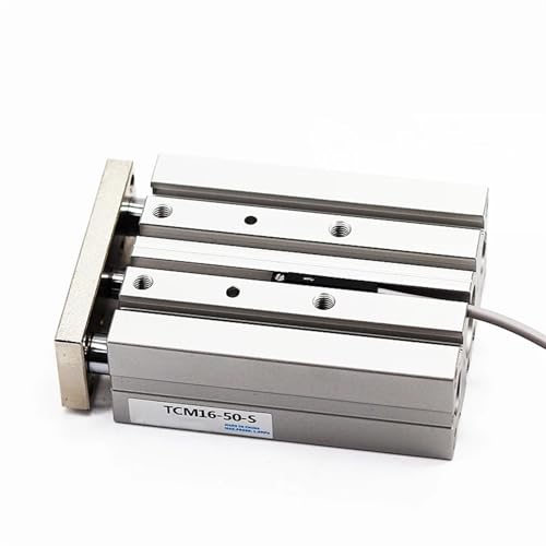 Vérin pneumatique mince TCM32-50 anti rotation pour automatisation compacte - 2