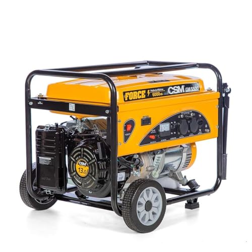 Gerador Portátil 5,5kva 11hp Gm 5500 Gasolina 127/200 Csm