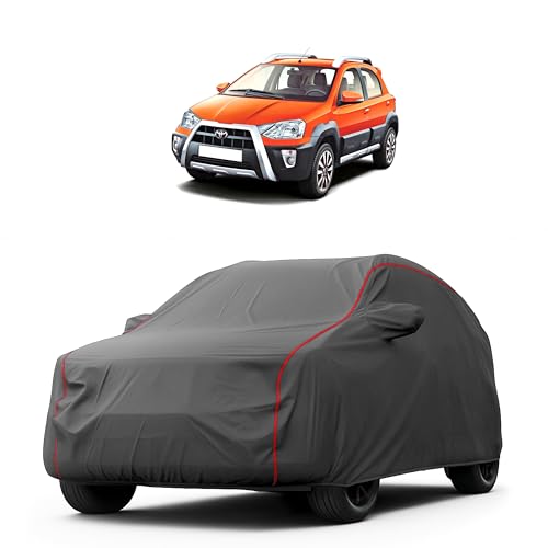 Image of Heavy-Duty Car Cover for Compatible with Toyota Etios Cross (2010 to 2025 All Models) Deluxe Car Protection Cover - Waterproof & UV-Resistant All-Season Exterior Protection