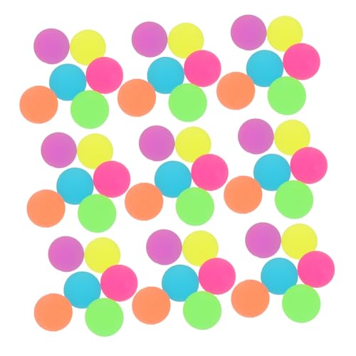 Balles rebondissantes en caoutchouc multicolores pour jeux enfants lot de 100