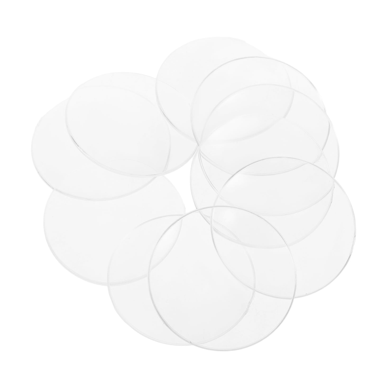 KOCKSHION 10pcs Handheld Magnifier Lens for Science Classroom High Definition Optical Experiment Kit for Physics Lab Tools Portable and Lightweight for Detailed Observations