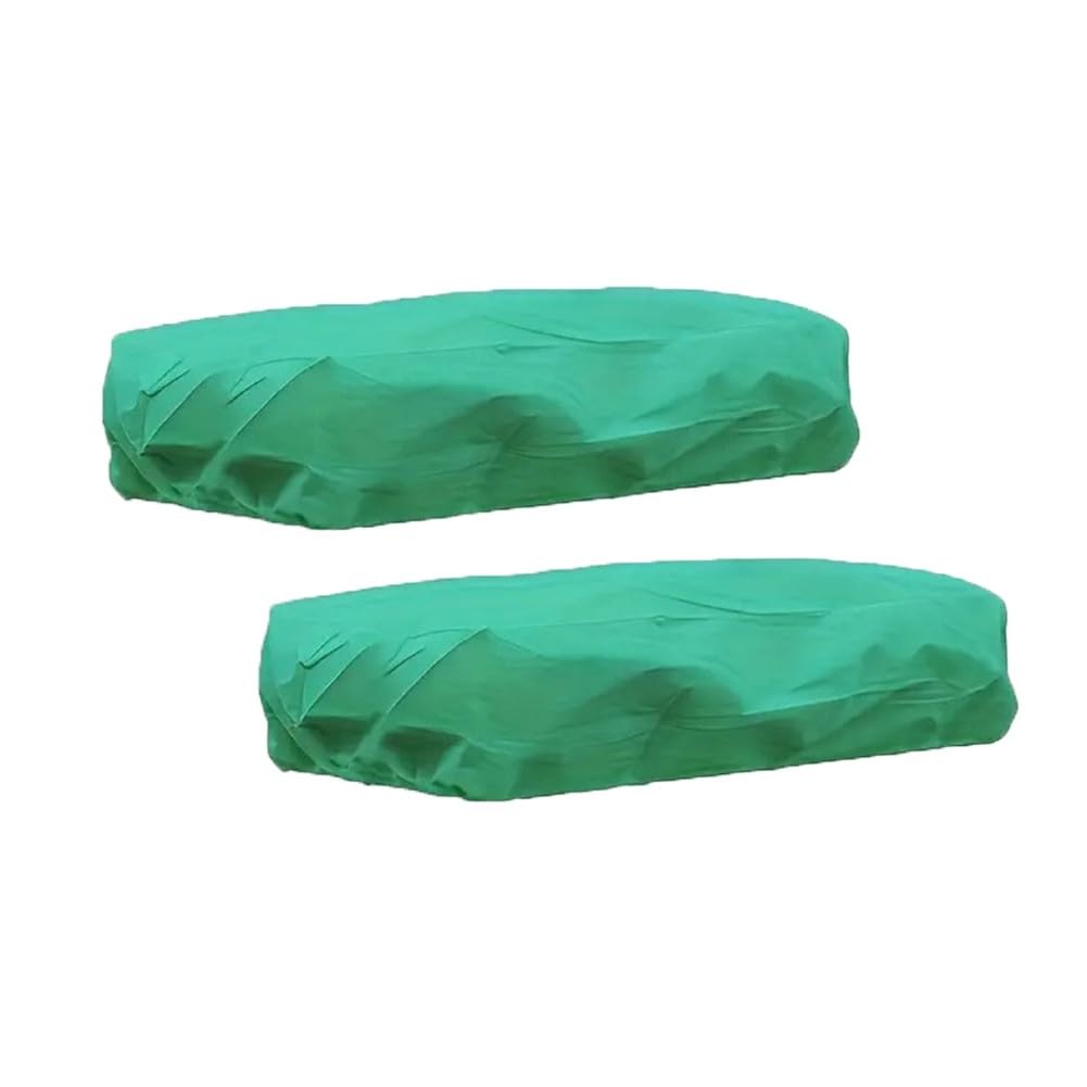 Copertura per piante in tessuto non tessuto verde rettangolare protezione invernale per giardino, patio, balcone, tessuto traspirante, confezione da 2