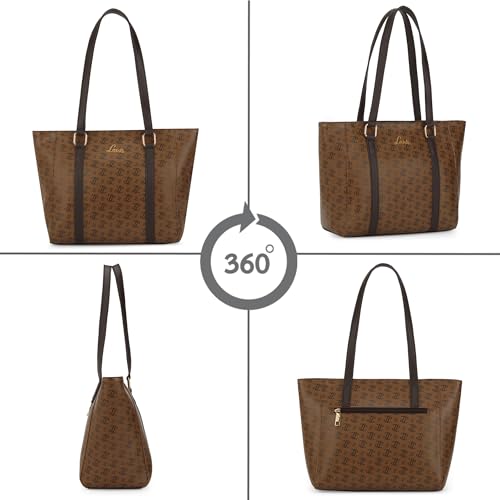 Image of Lavie Women's Mono LL Veronica Tote Bag for Women | Tote Handbag for Work | Ladies purse | Stylish Shoulder Bag | Gift for Women