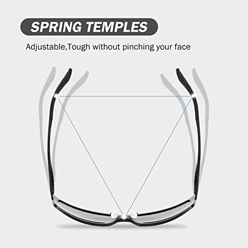 Image of DUCO Sunglasses Men Polarized Sports Sunglasses for Driving Golfing Fishing Shades UV400 Protection 8202