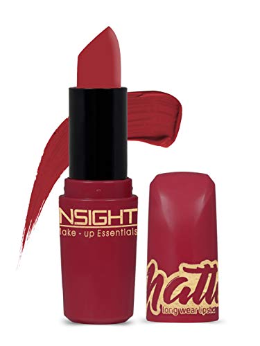 Image of INSIGHT Matte Lipstick | Soft Matte Finish | Highly Pigmented Formula | Ultra Creamy | Intense Color Payoff | Fade-Proof Lipstick |A3- 4.2g