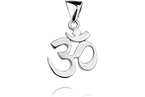 Om Ohm Pendant Sterling Silver 925 Buddha Necklace Pack