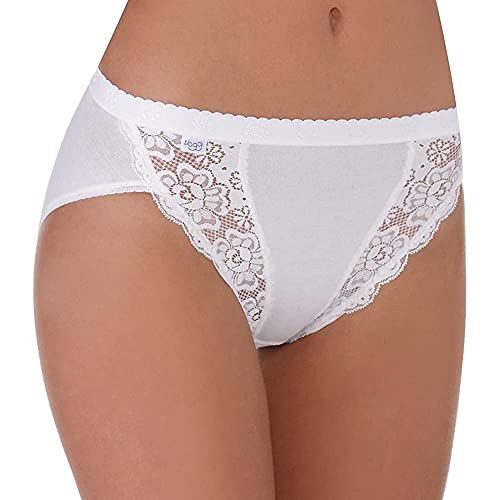 Sloggi Tai Chic Pizzo Lot de 2 paires de coupelles Noir, Noir