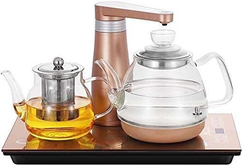 Fully Automatic Water Electric Kettle Glass Tea Maker Household Insulation Self priming Pumping Kettle Tea Set (Glass Insulation)