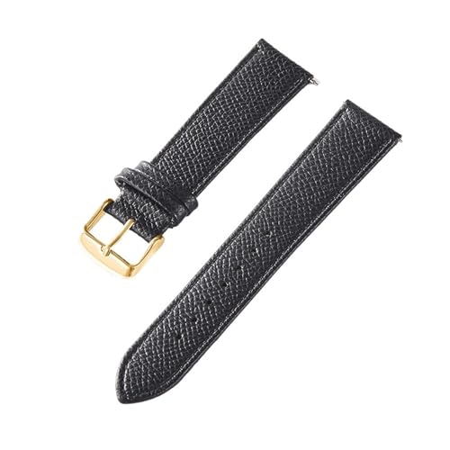Correa de reloj EDVTK35 hecha a mano con piel de becerro de 24mm