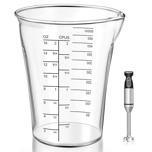 Feekoon 16oz Glass Measuring Cup
