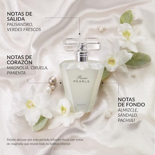 AVON - Rare Pearls Eau de Parfum en Spray - Perfume de Mujer - Con Notas Florales y de Chipre - imagen 3