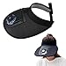WushXiao 1 PCS Casquette de Baseball USB avec Ventilateur Cool Chapeau Papa Chapeaux Hommes Mini Ventilateur Un été Chapeau de Soleil Ventilateur USB Noir