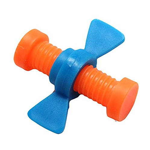 Lot Of 6 Nuts And Bolts Spinning Pencil Topper - Fidget For Students, Adults And Children Office #TOP4