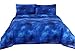 SDIII 3PCS Blue Galaxy Comforter Set Twin, Bed in a Bag Space Comforter Twin for Girls Boys Teens and Kids, Cooling and Soft Bed Set on Amazon, Twin