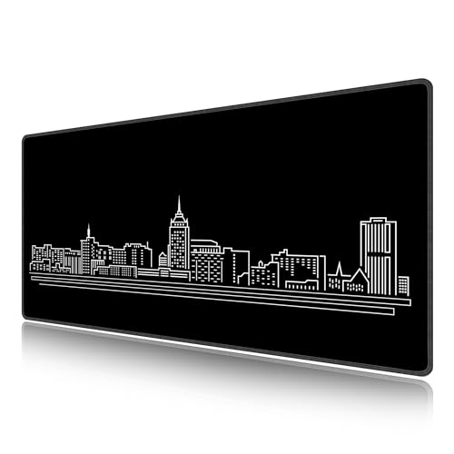 Grand tapis de souris LL-COEUR XXL 1000x500mm noir pour bureau et pc