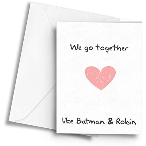 We Go Together Like Batman and Robin Card Cover