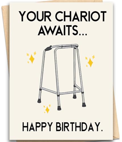 Funny Birthday Cards for Men Women, Birthday Gifts for Dad Mom, Old People Gifts for Grandpa...
