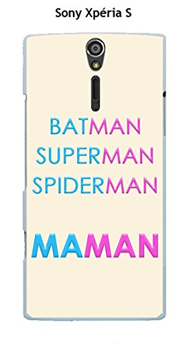 Coque Sony Xperia S design Maman vs Batman