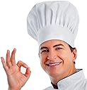 IPXEAD Chef Hat, Adult Premium Adjustable Elastic Baker Kitchen Cooking Chef Cap…