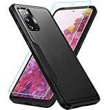 IXJYLCPC for Galaxy S20 FE 5G Case with Screen Protection: Heavy Duty Protective Shockproof and Scratch Proof Cell Phone case for Samsung Galaxy S20 FE 5G-Black