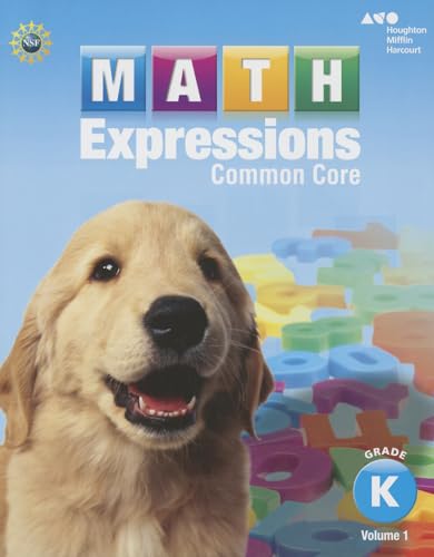 Student Activity Book, Volume 1 (Softcover) Grade K (Math Expressions)