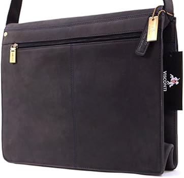 Visconti - Leren Schoudertas voor Heren - Middelgrote/Grote Laptoptas Visconti - Leren Schoudertas voor Heren - Middelgrote/Grote Laptoptas