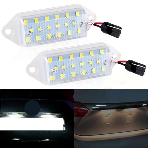 Luz de matrícula LED para Mitsubishi Lancer y EVO VIII X kit de dos piezas 2