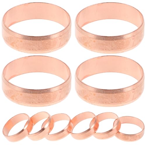 Alipis 10 Pcs Copper Pipe Clamp Clamp for Tubing Crimp Rings Mounting Holder Construction
