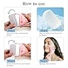 BAIMEI IcyMe Ice Roller for Face and Gua Sha Facial Tool Set, Ice Face Roller Reduces Puffiness Relieves Migraines Skin Care Tools, Self Care Gift for Women - Pink #4