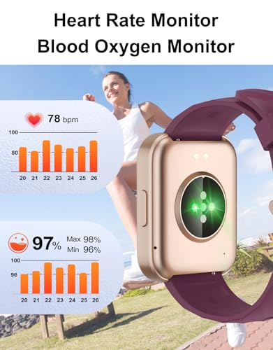 Image of Smart Watch for Women, Answer /Make Calls, for iPhone /Android Phone Purple