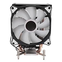 RGB CPU Cooling Fan, 12CM RGB CPU Cooler Silent Computer CPU Cooling Fan 3 Pin Replacement Cooling Fan for Computer