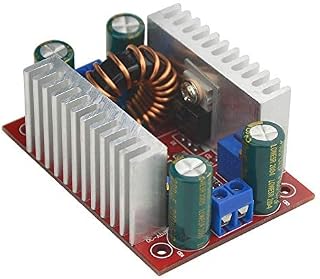 BGTXINGI 400W DC-DC High Power Boost Converter Adjustable Constant Voltage Constant Current Power Supply Module LED Drive Notebook Battery Charging with Short Circuit Protection