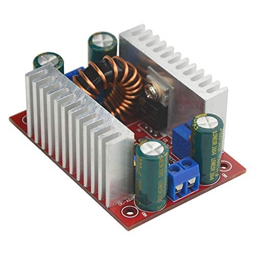 BGTXINGI 400W DC-DC High Power Boost Converter Adjustable Constant Voltage Constant Current Power Supply Module LED Drive Notebook Battery Charging with Short Circuit Protection