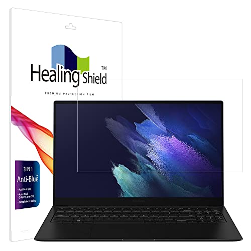 Healingshield �X�L���V�[���t���ی�t�B���� Screen Protector Eye Protection Anti UV Blue Ray Film Compatible with Galaxy Book2 Pro 5G 15 NT955X