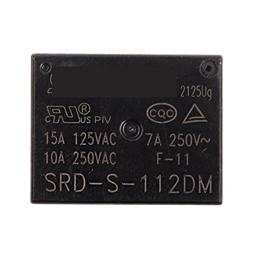 Relais SRD-S-112DM lot de 5 interrupteurs miniatures 4PIN 12V 10A