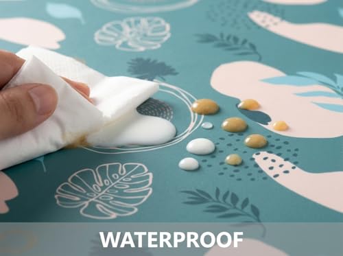 Image of Splat Mat for Under High Chair, Waterproof Washable High Chair Floor Mat