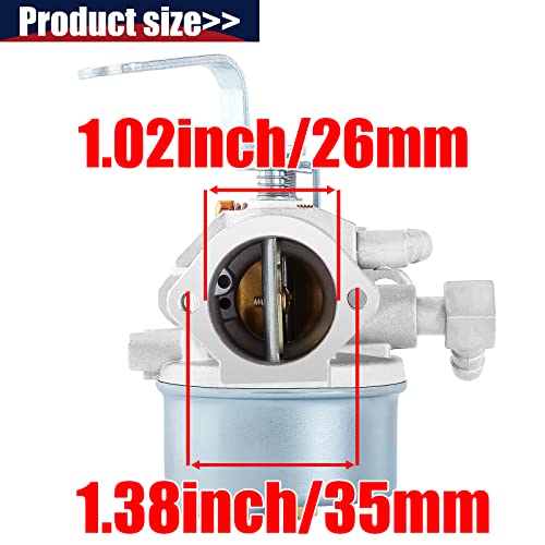 QAZAKY 640152 Carburetor Compatible with Tecumseh 640152A 640023 640051 640112 640140 HM80 HM90 HM100 LH318XA LH358EA VM80 Snowblower Mower 5000w Generator 8HP 9HP 10HP Shredder Chipper - Image 3