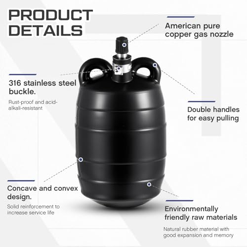 Image of Glooglitter 3 Inch Inflatable Pipe Plug Sewer Test Plug Rubber Plumbing Test Balloon Ball for Sewage Pipeline Inspection (with 39.37 Rubber Extension Hose)