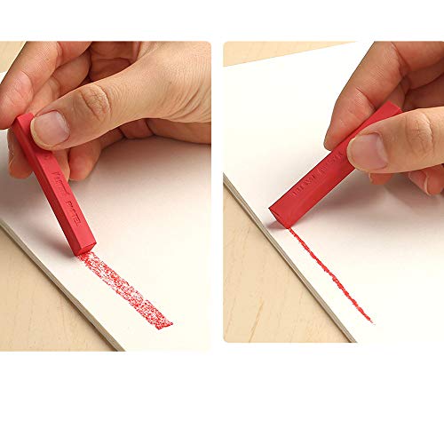 Loijon Praça Pastel Set 12/24/36/48 Cores Pastel Seco Macio Artista Giz Pastel Varas Não Tóxico para