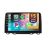 Android 15 Autoradio,pour Honda CRV 2017 2021, 9 Pouces Écran Tactile Lecteur Auto Stéréo avec CarPlay Android Auto/WiFi/Navigation GPS/Bluetooth/DSP(E 8core(8G+128G))
