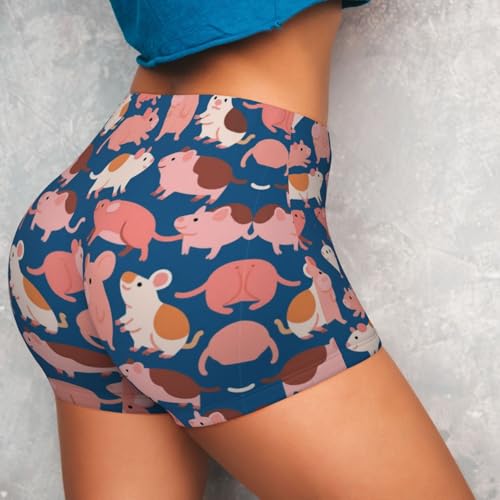 Women's 4-Way Stretch Running Shorts for Running Yoga 2025 Biker Shorts4