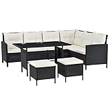✔️ geräumiger Tisch: Der 116 x 66 x 66 cm große Tisch bietet Platz für viele Speisen. Zwei 5 mm dicke Glasplatten lassen sich schnell entnehmen und leicht reinigen.