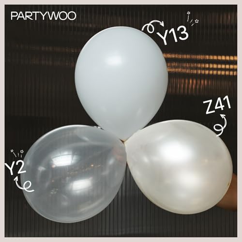 Image of PartyWoo Clear Balloons 100pcs Different Sizes of 36 18 12 10 5 Inch Transparent Balloon Arch Kit for Graduation Wedding Baby Shower Bridal Shower Anniversary Birthday Party Decorations Clear-Y2